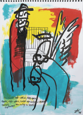 Lars Ketelaar Lars Beelzebub Larsbeelzebub artist art kunst kunstenaar painting drawing design designer graphic dutch Alkmaar Amsterdam underground lowbrow surrealist punk contemporary popart cartoon comic protest tattoo 